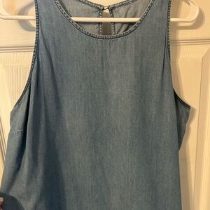Old Navy Light Denim Blue Sleeveless Tank Top